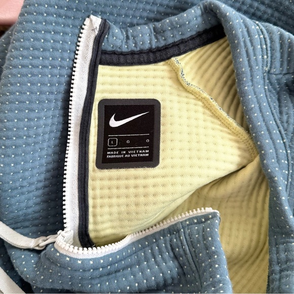 Nike Women's Sportswear Tech Fleece Zipper Back Crop Top Sweater | Crew Neck L - Picture 10 of 10